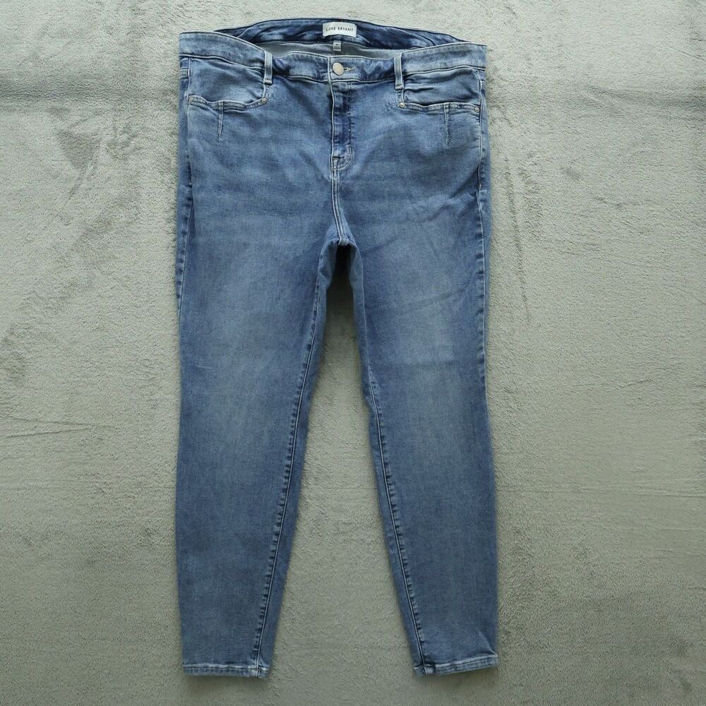 Lane Bryant Jeans Women's Size 20 High-Rise Straight Fit Skinny Denim 29" Inseam
